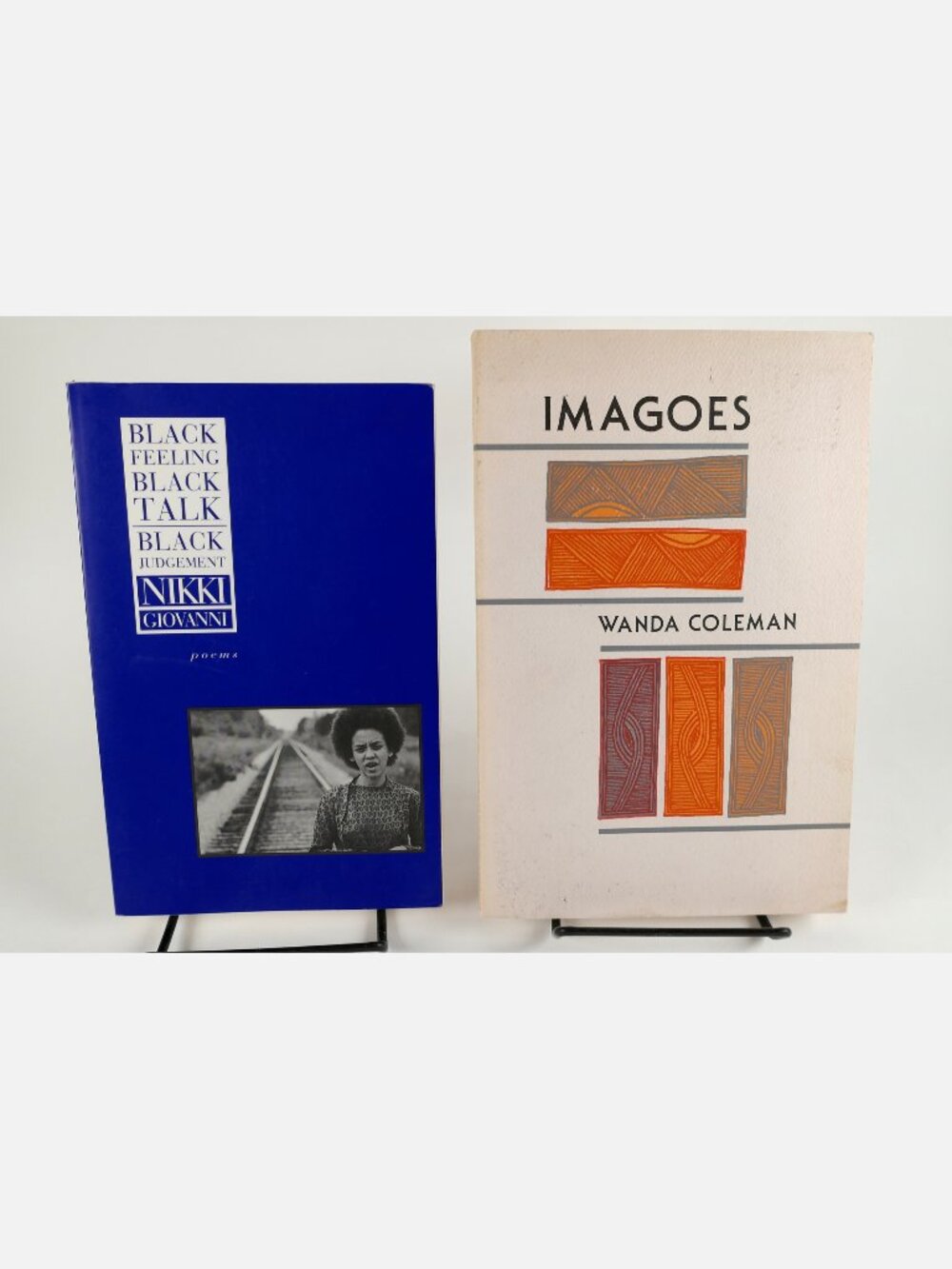 NIKKI GIOVANNI Black Feeling Black Talk + WANDA COLEMAN Imagoes Poetry Set of 2